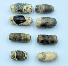 Antique Himalayan Ancient Jewelry Agate Amulet Old Beads Pendant Circa 500 BC picture