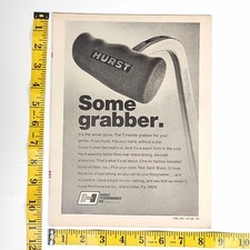 Vintage Hurst T-Handle Grabber Black & White Print Ad 1969 Hot Rod Magazine picture