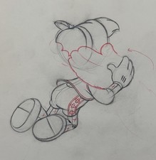 Pinocchio Production Drawing Disney Cel Original 1940 picture