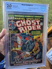 Marvel Spotlight #5 Origin and 1st Appearance of Ghost Rider Cbcs 2.0 Like Cgc  picture