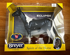Breyer Eclipse Tobiano Thoroughbred with Navy Sheen - 2020 TSC Exclusive NIB picture