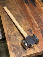 5 lbs Blacksmiths Hammer Heavy Weight Hammer Heavy Work & Good Balance Grip picture