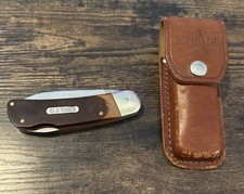 Rare Schrade USA Old Timer 51OT Big Timer Large Sunfish Knife w Sheath 510T picture