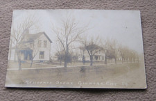 Gilmore City IA Iowa RPPC Homes Houses Residence St c 1910 Real Photo Postcard picture