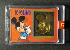Mickey Mouse 💥🐭 BLACK GOLD DISNEY ICONS PLATE 2023 Topolino Panini Comics picture