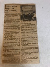 Sonny James Dallas 1977 Print Article Vintage Ephemera ART2 picture