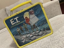 Vintage 1982 E.T. The Extra Terrestrial Metal Lunchbox Aladdin No Thermos picture