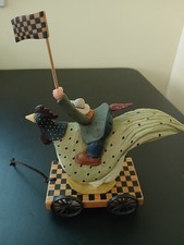 Vintage 1997 Williraye Studio Folk Art Figurine 
