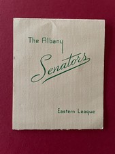 1938 The Albany Senators - Eastern League - Art Deco Christmas / Holiday Card picture