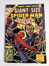 1st Issue Giant-Size Spider-Man #1 Marvel Comics 1974 DRACULA  GD picture
