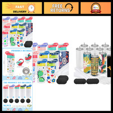 Joyclub Bundle of 10 Pack 12oz Kids Sublimation Tumbler Water Bottle and 10 Pack picture