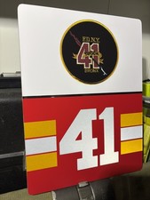 FDNY TRUCK 41 REFLECTIVE Vinyl Sign W/ logo.  Bronx picture