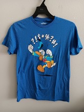 Disney Donald Duck Jump Tshirt, blue Sz Medium 925393 picture
