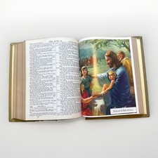 VTG Holy Bible Old New Testament Red Letter Edition KJV Family 1964 Heirloom picture