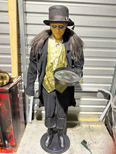 Spirit Halloween Gemmy 2006 Edwardian Butler Halloween Animatronic RARE picture