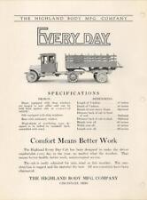 EARLY 1900s Truck Cab Brochure 