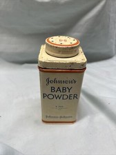 B6 Vintage Advertising Tin J&J Baby Powder Johnson & Johnson New Brunswick NJ picture