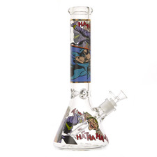 10 inch Heavy Glass Bong Water Pipe Smoking Bong Beaker + 14mm Bowl hookah USA picture