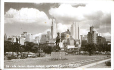 Parque Dom Pedro II in São Paulo, Brazil- Vintage Real Photo  Postcard, RPPC picture