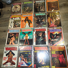 WARREN HORROR BAD GIRL COMIC/MAGAZINE LOT: VAMPIRELLA #1++ ;16 issues; SEE LIST picture