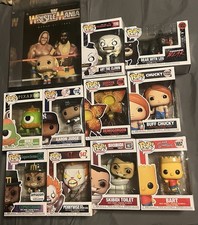 Funko Pop 11pc Boxed Vinyl Mixed Lot, Exclusives like Chucky Terrifier Simpsons picture
