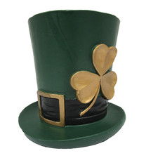 Transpac Resin Green Leprechaun Top Hat Planter Irish Saint Patricks Day picture