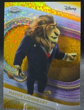 2025 Topps Chrome Disney Mayer Lionheart #170 Gold Mini Diamonds Refractor 42/50 picture