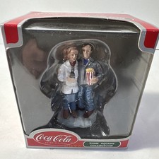 Coca Cola TOWN SQUARE COLLECTION COUPLE At Movies New Vintage Rare picture