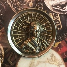 Vintage Antique Metal Button From Gilbert & Sullivan’s The Mikado picture