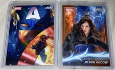 2025 Topps Marvel Reflections Cap America & The Winter Soldier & Black Widow /25 picture