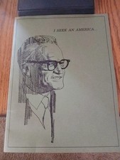 Vintage BARRY GOLDWATER I Seek An America... CAMPAIGN BOOKLET 1964 Unread picture