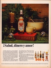 1966 Don Q Puerto Rican Rum Print Ad – Full Page Holiday Eggnog Bar Liquor picture