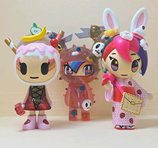 tokidoki Kawaii All Stars – Lot of 3 SABOCHAN, NIJIKO, AMARENA Vinyl Figurines picture