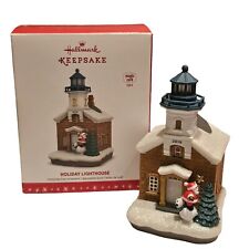 2016 Hallmark Holiday Lighthouse Ornament - 5th In Series - Magic Cord Required picture