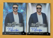 (2)2025 Leaf Pop Century Blue Crytals /7 & Silver Prismatic /25 Nicky Smigs Auto picture