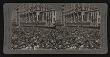 Photo:New Orleans Louisiana 1926 Mardi Gras Canal St Crowd Parade Scene picture