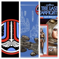 The Last Star Fighter #1 Emblem, Gun Star, & Action Figure Set by Hardin & Leon picture