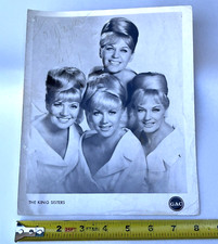 Vintage Signed The King Sisters GAC Press Promo B&W Photo Photograph Swing Band picture