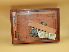 VINTAGE COHIBA CLEAR TOP CIGAR BOX DESKTOP HUMIDOR picture