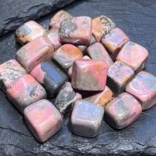Pink Rhodonite Tumbled Stones (By The Piece or Pound) Gemstone Gift Specimen picture