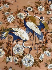 Vintage 70’s Gabrielle Cie Fab 9. 3/4–Yds 54”Wd Chinoiserie Upholstery Exlnt picture