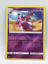 DRAPION 55/156 POKEMON RARE ULTRA PRISM REVERSE HOLO picture