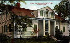 Antique Postcard Grant's Headquarters Vicksburg Mississippi Civil War Era picture
