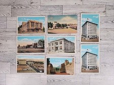 8 Antique New Mexico Postcards Lot Historic Buildings Monuments Landmarks  picture
