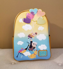 Loungefly Disney Pixar Up Heart Balloons Carl Russel Dug Kevin Mini Backpack NEW picture