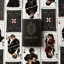 Resident Evil Playing Card Deck, Survival Horror Game Illustrated Poker picture