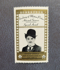 1947 Charlie Chaplin Actor Hollywood Movie Star Stamp Special Award picture