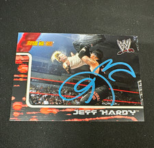 WWE - 2002 Fleer Royal Rumble Jeff Hardy #13 Autographed Card JSA WC536262 picture