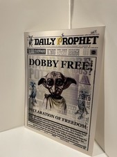 Harry Potter Dobby Daily Prophet 3D Changing Holographic Lenticular Poster picture