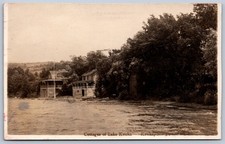K32/ Lake Keuka New York RPPC Postcard c1910 Cottages Shoreline 1224 picture